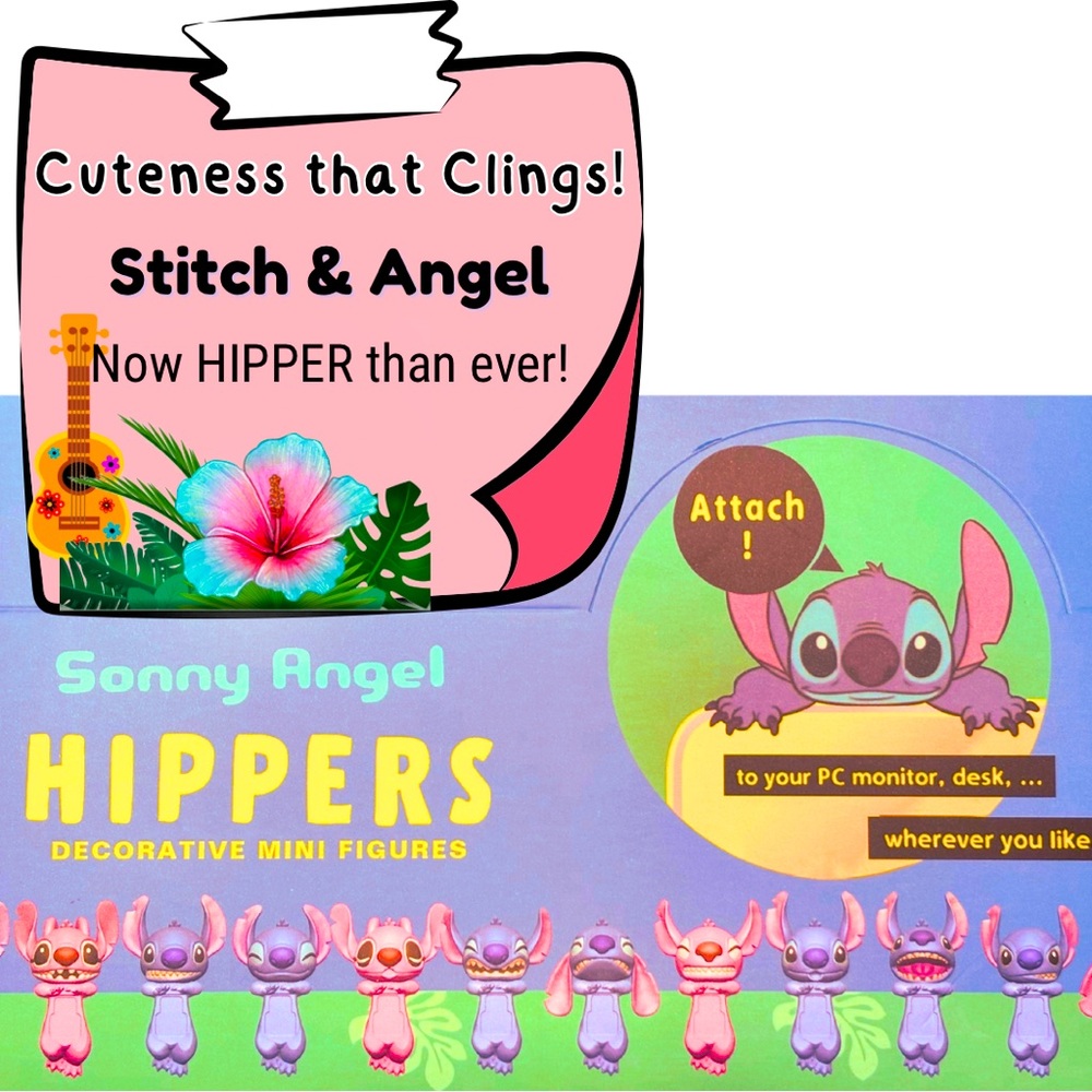 Sonny Angel HIPPERS Stitch Series 1PC Sealed Blind Box Brand New